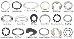 Types of retaining rings